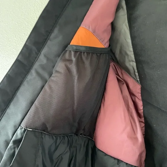 Ski snowboard Kids Black and Teal Jacket